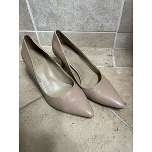 naturalizer Heel Nude 8.5 Good Condition Pump Pointed Toe